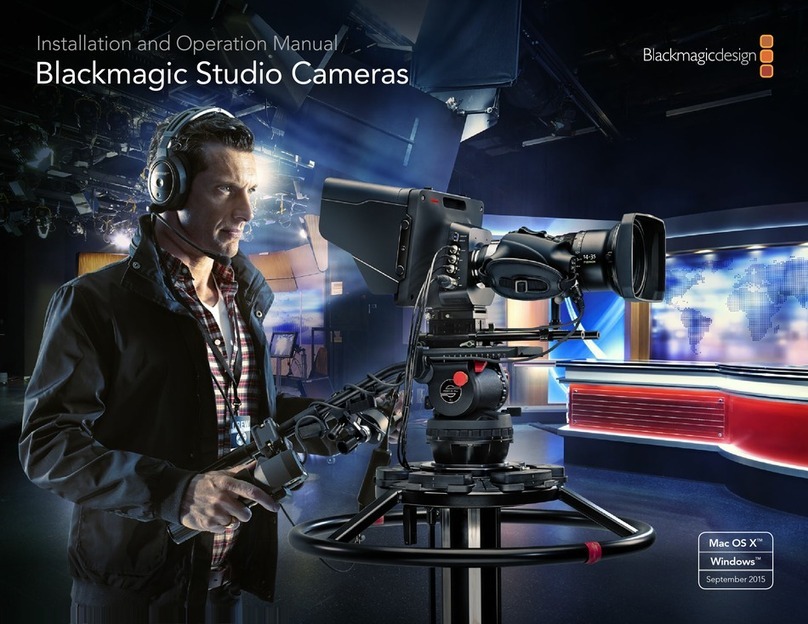 Blackmagicdesign Blackmagic Cinema Camera Installation and operation manual
