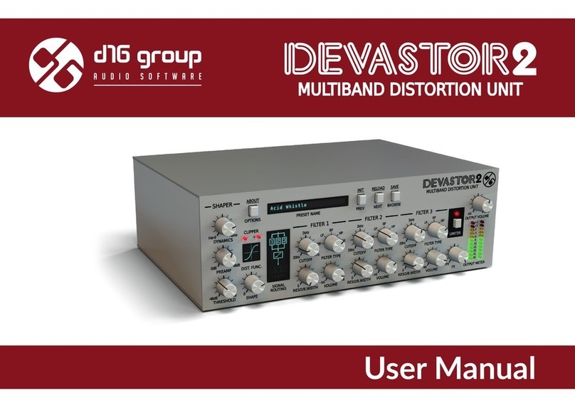 D16 Group Devastor 2 user manual