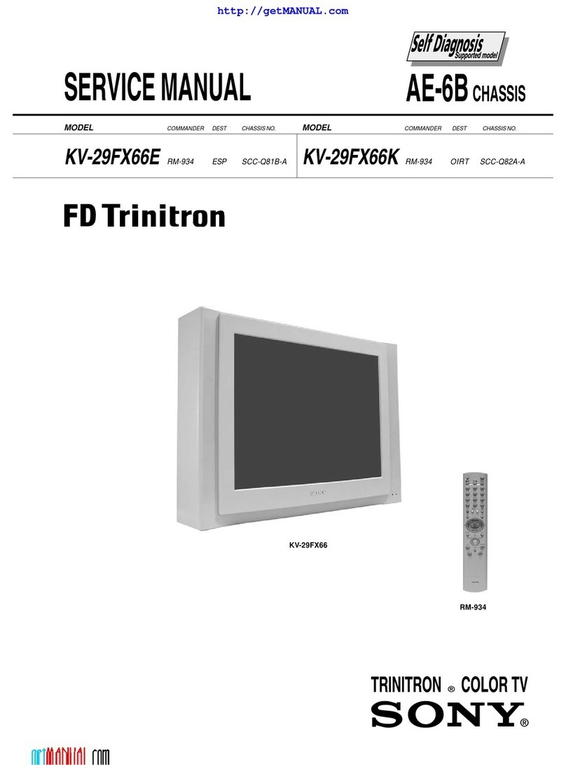 Sony Trinitron KV-29FX66E User manual
