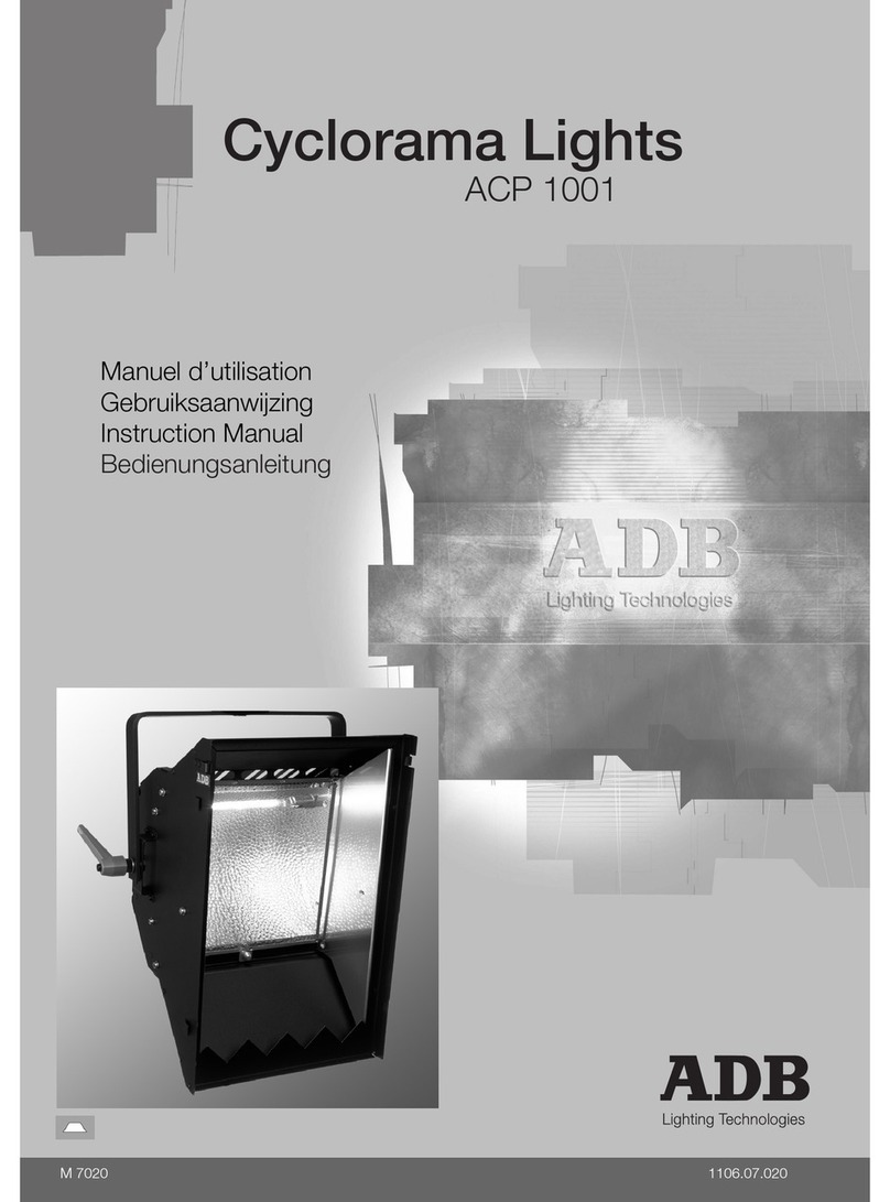 ADB ACP 1001 instruction manual