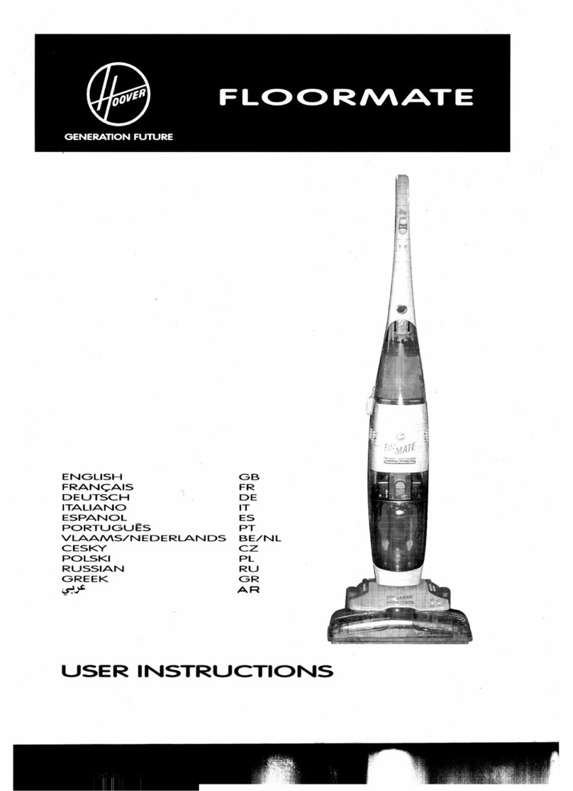 Hoover FloorMATE H3000 User manual