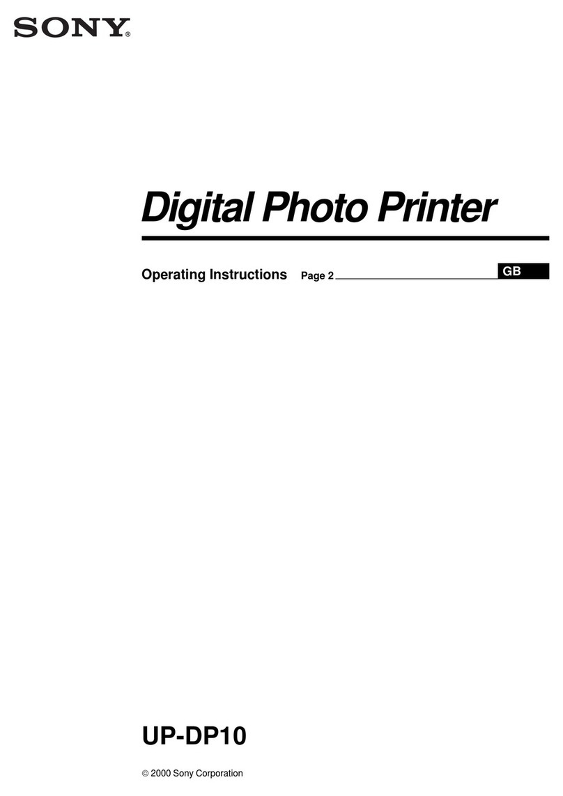 Sony UP-DP10 User manual