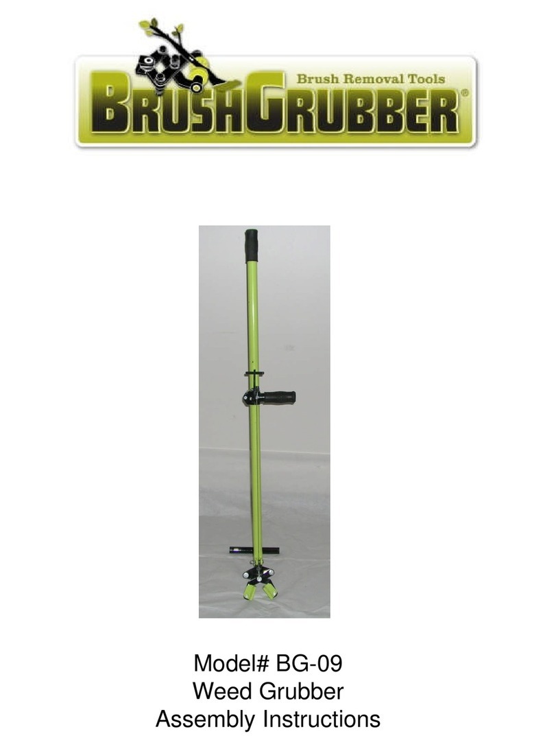 Brush Grubber BG-09 Assembly instructions