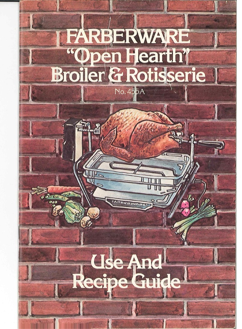 Farberware Open Hearth 455A Use and recipe guide