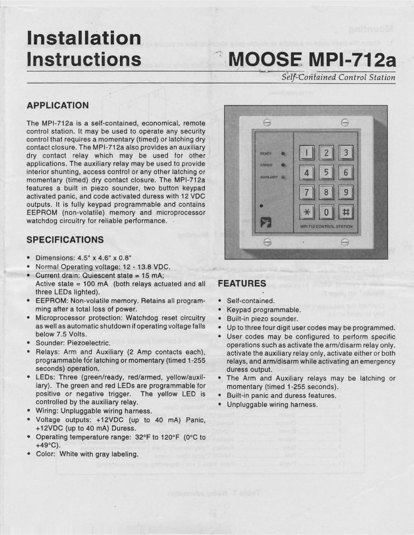MOOSE MPI-712a User manual