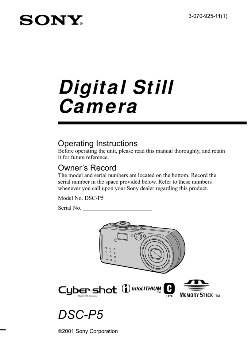 Sony Cyber-shot DSC-P5 User manual