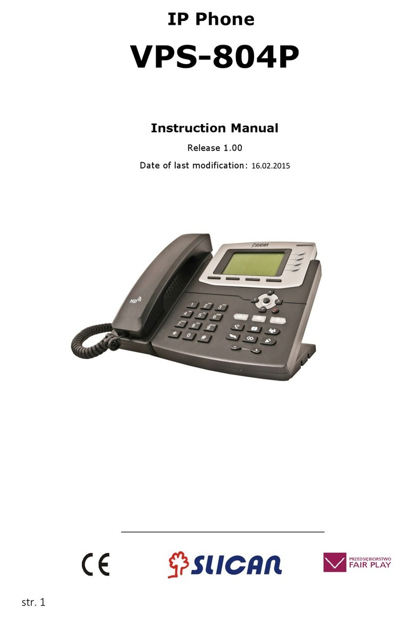 Slican VPS-804P User manual