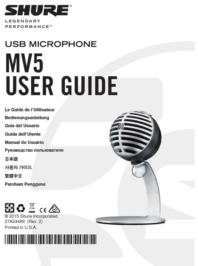 Shure MV5 User manual