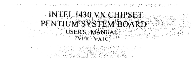 Intel I430 VX User manual