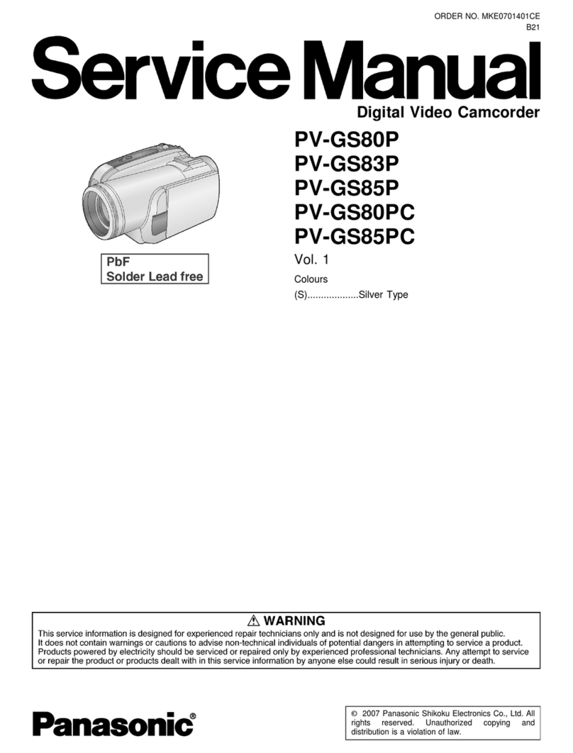 Panasonic PV-GS80P User manual