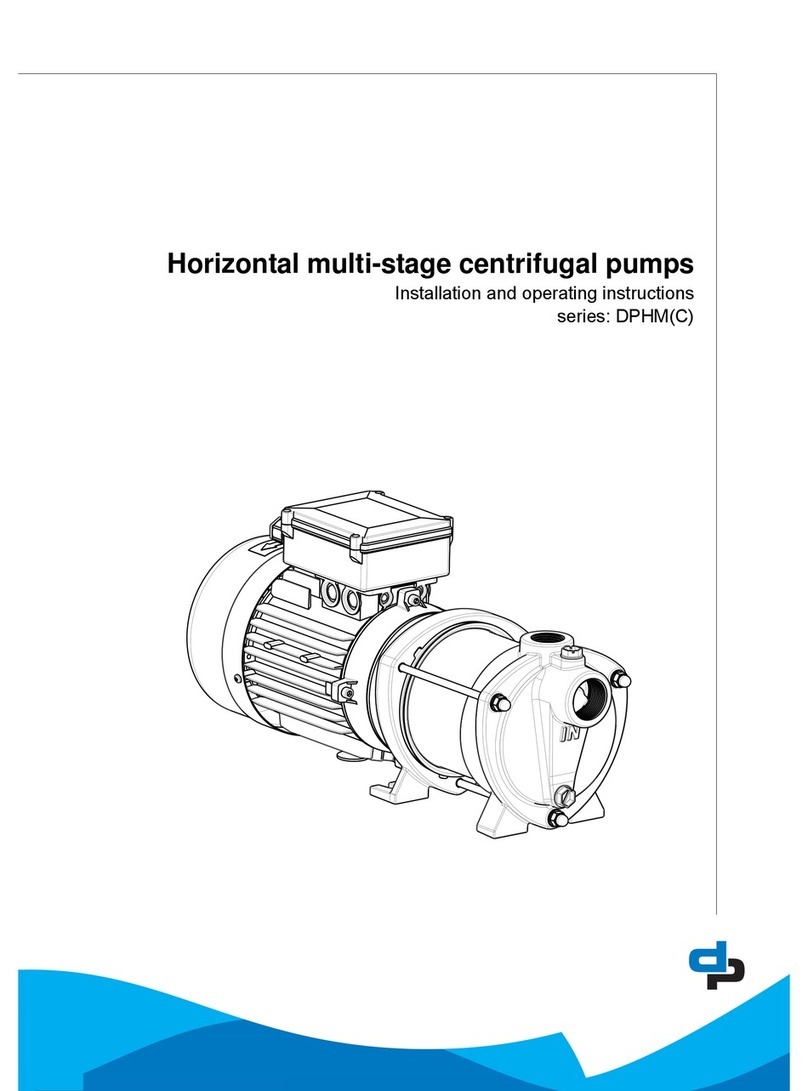 DP DPHM Installation and operating instructions DP DPHM Installation and operating instructions