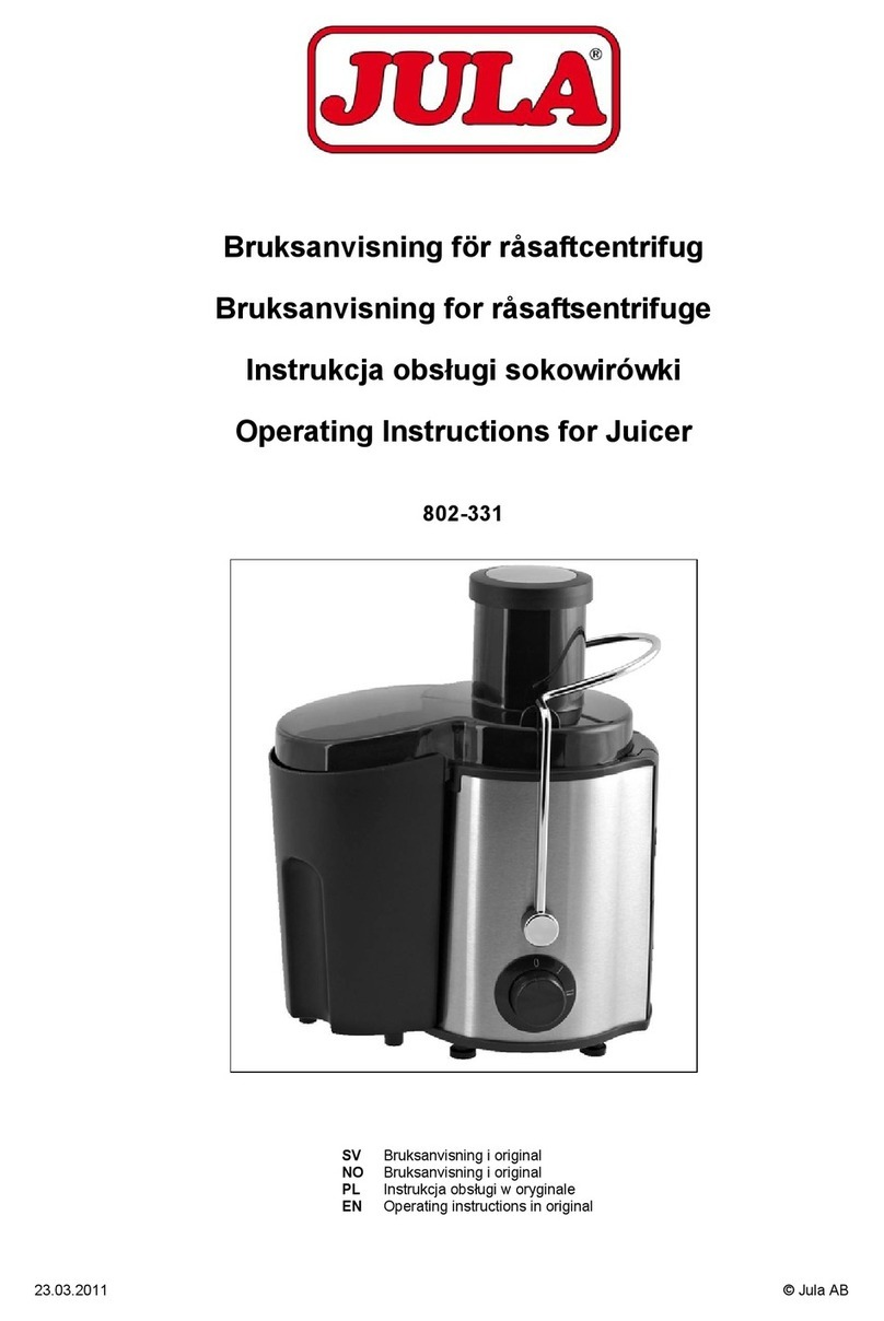 Jula 802-331 operating instructions