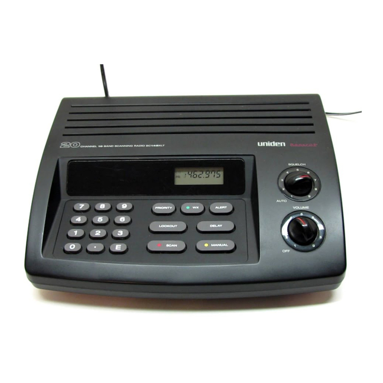 Uniden Bearcat BC148XLT User manual