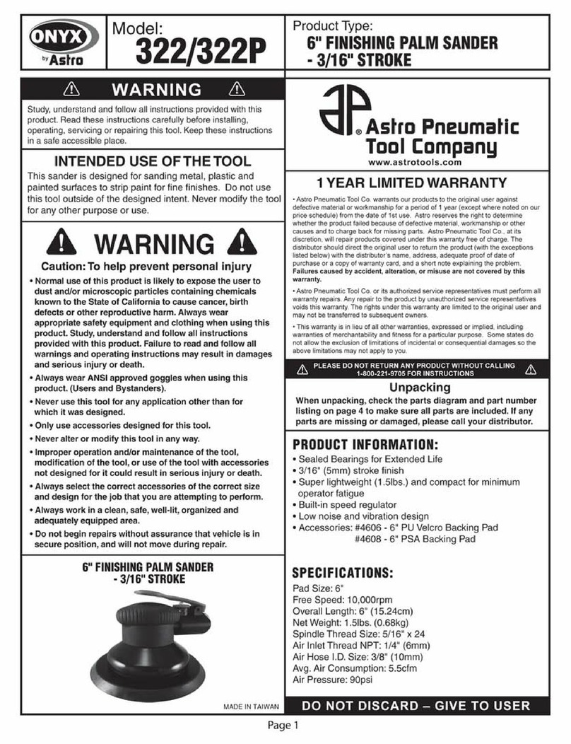 Onyx 322 instruction manual