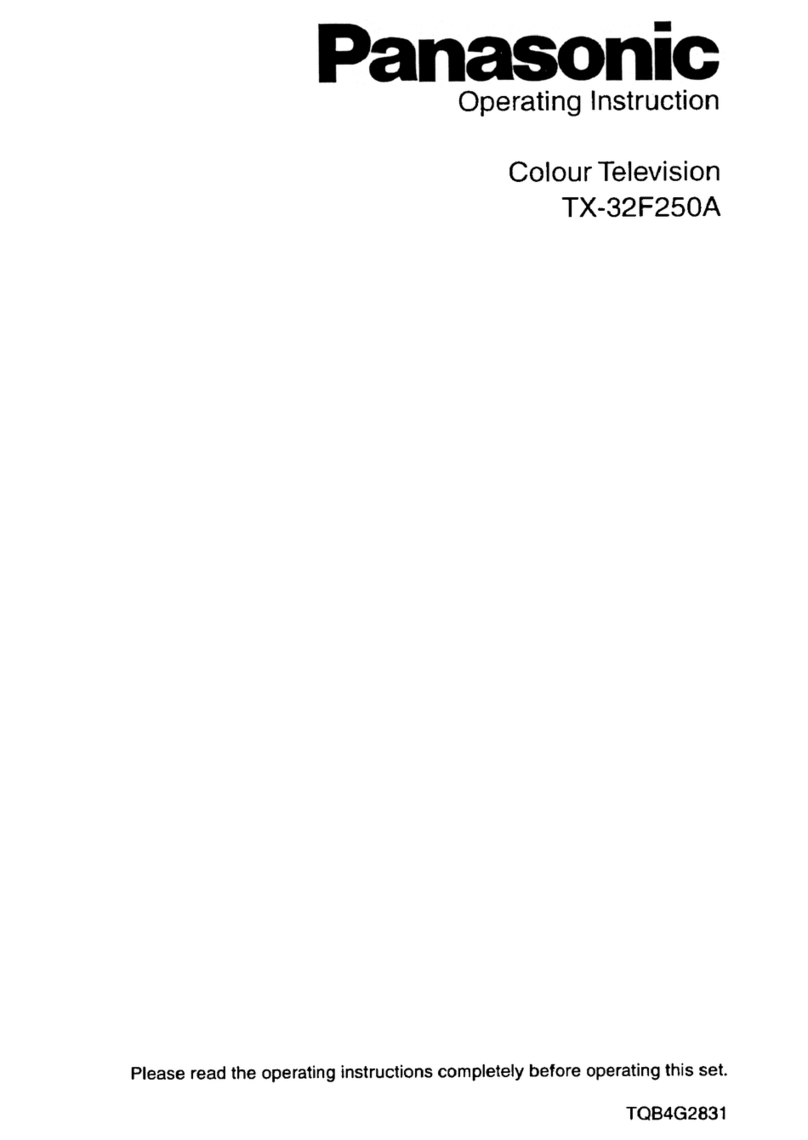 Panasonic TX-32F250A User manual