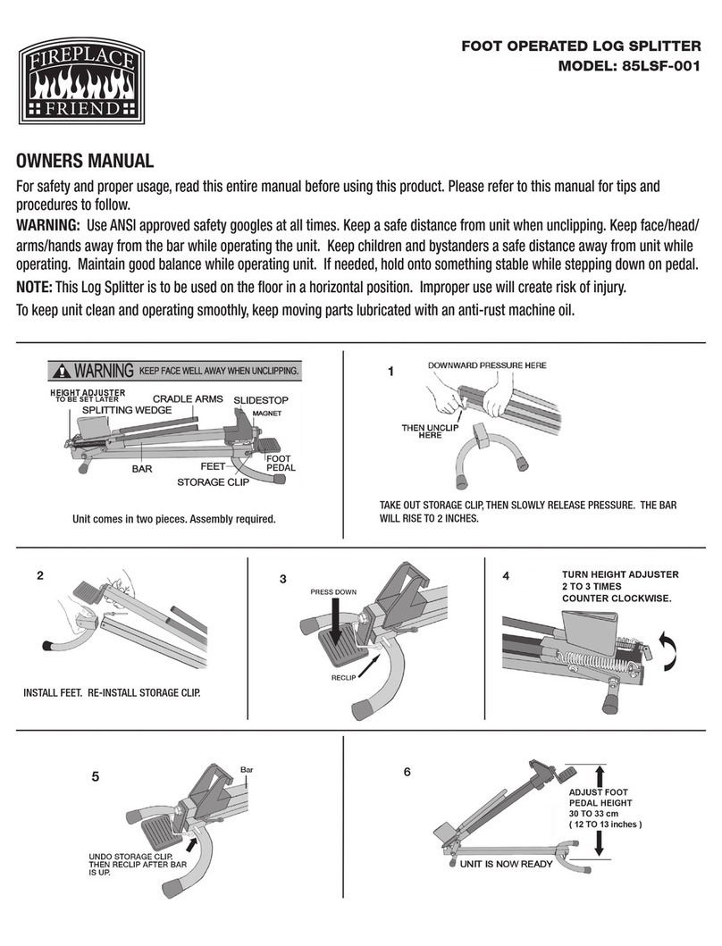 Quality Craft 85LSF-001 owner's manual