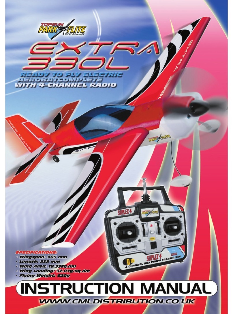 Top Gun Park Flite Extra 330L instruction manual