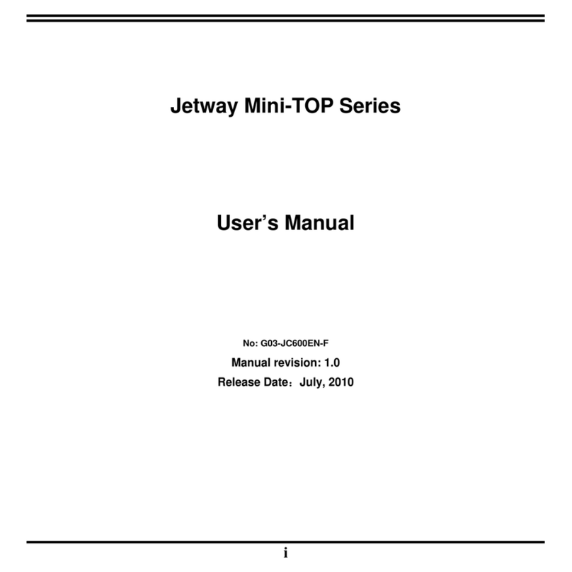 JETWAY Mini-TOP Series user manual