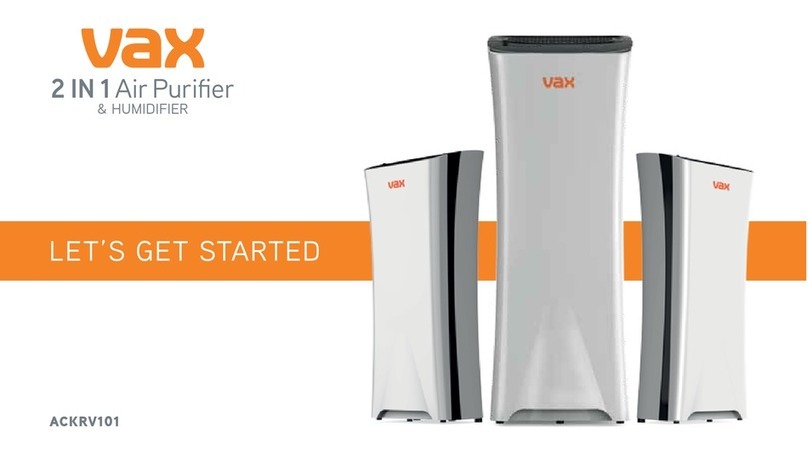 Vax ACKRV101 Installation instructions