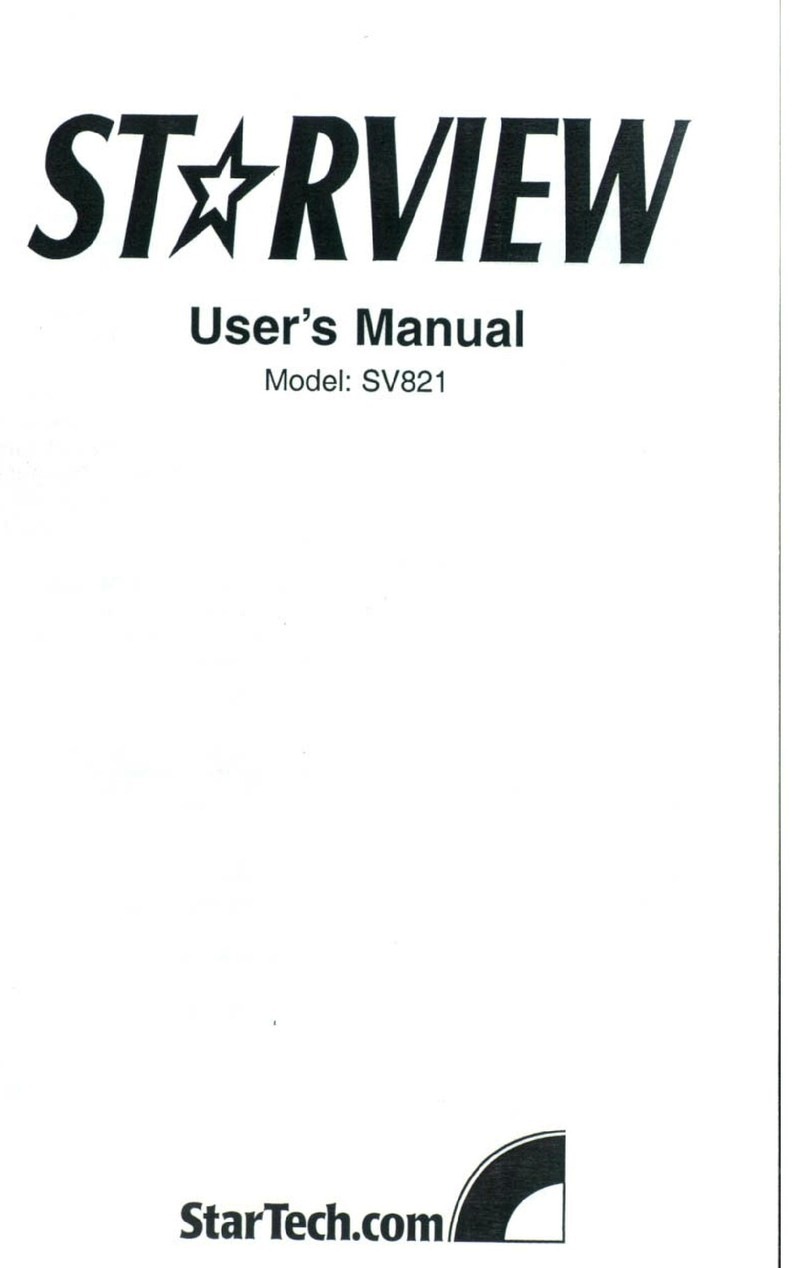 StarTech.com StarView SV821 user manual
