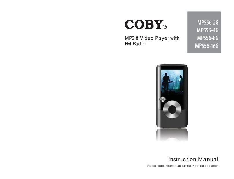 Coby MP556-2G User manual
