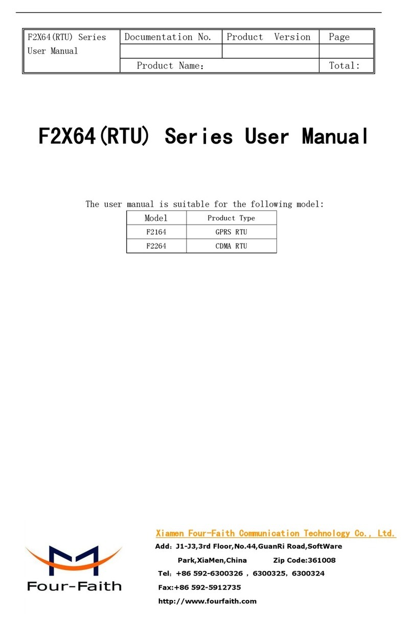 Four-Faith F2164 user manual