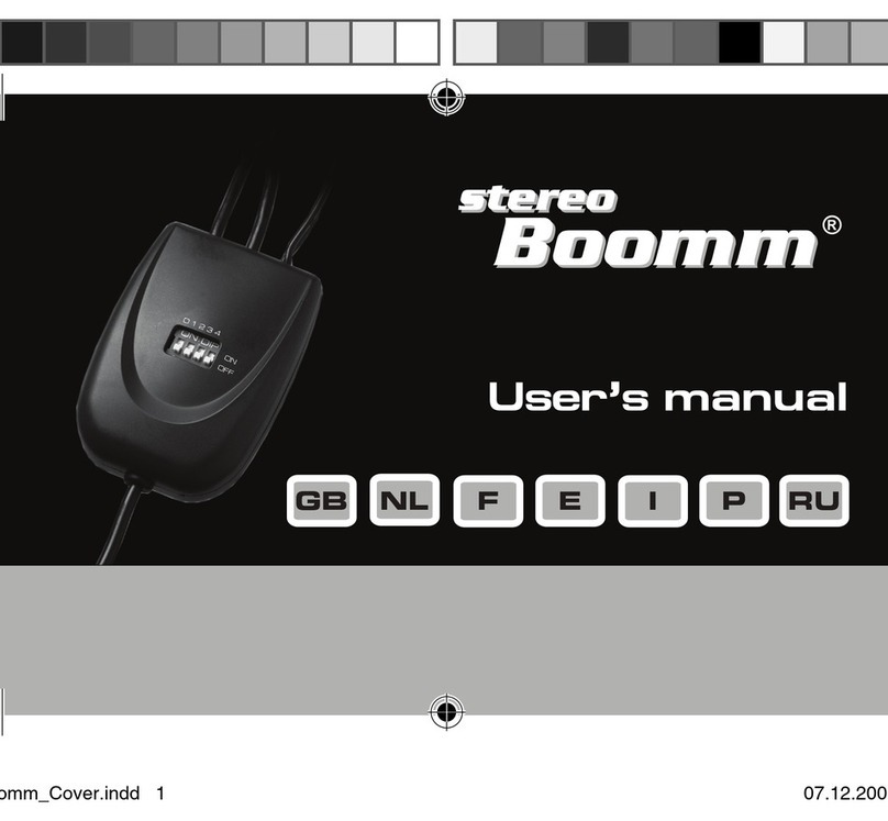TE-Group stereoboomm user manual