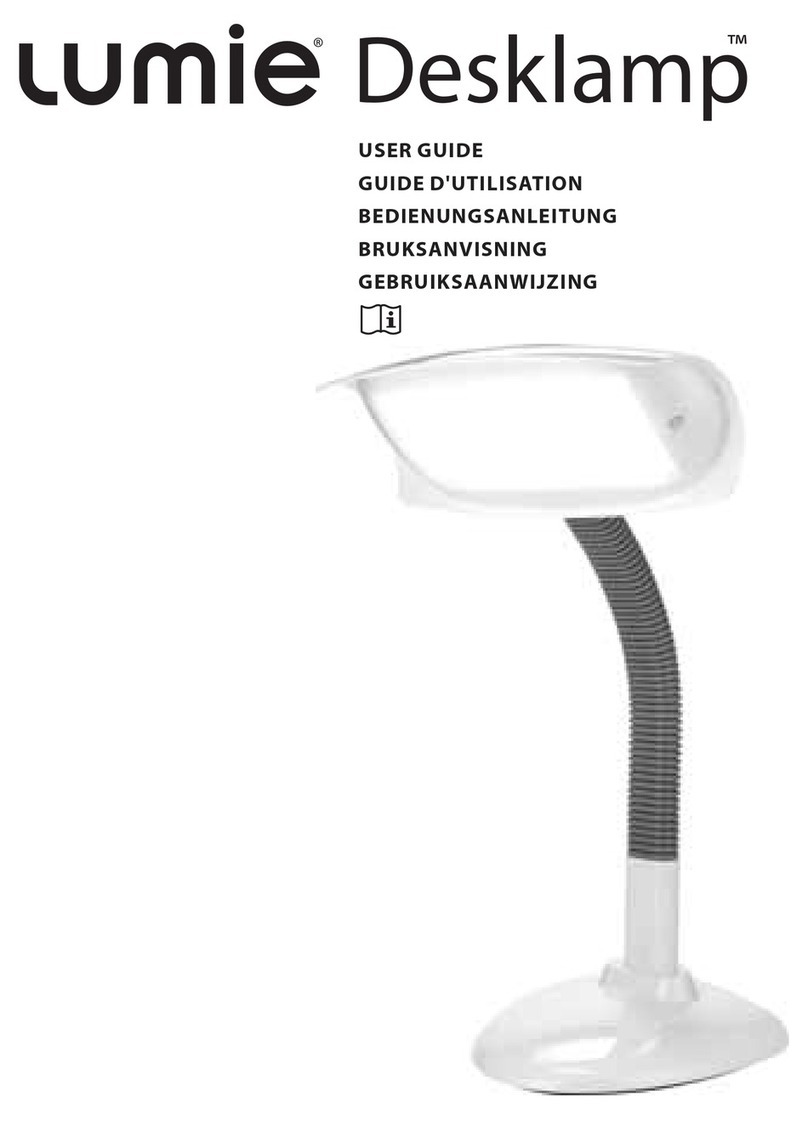 Lumie Desklamp user guide