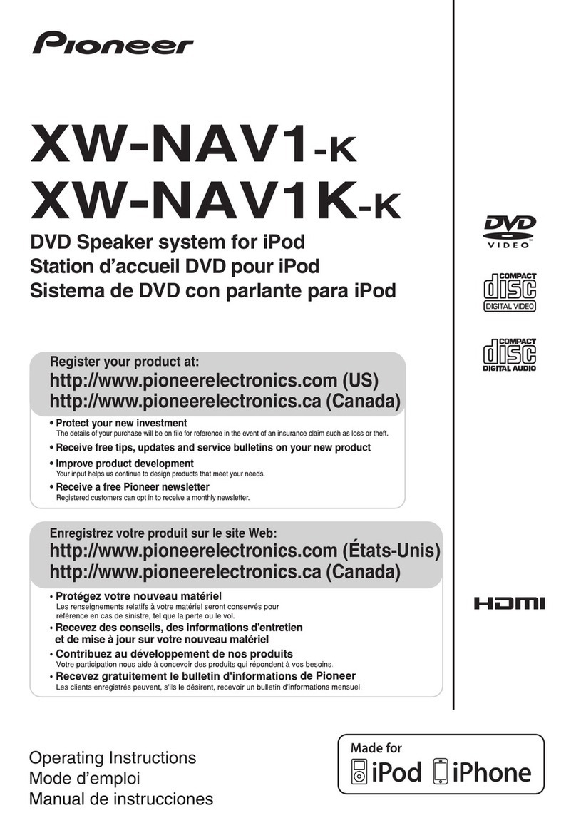 Pioneer XW-NAV1-K operating instructions
