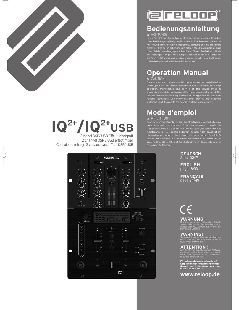 Reloop IQ2 MIDI User manual