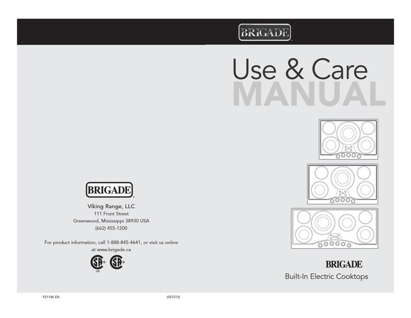 Brigade CRVEC3305BSB Use & care manual Brigade CRVEC3305BSB Use & care manual