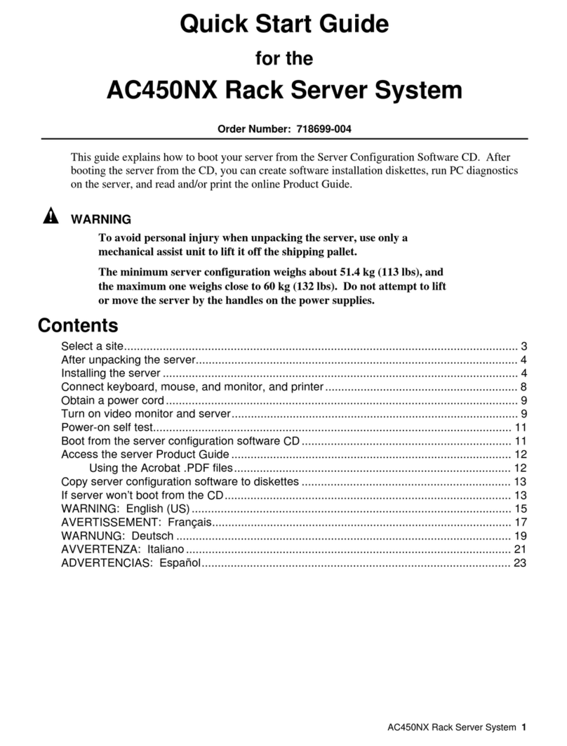 Intel AC450NX User manual