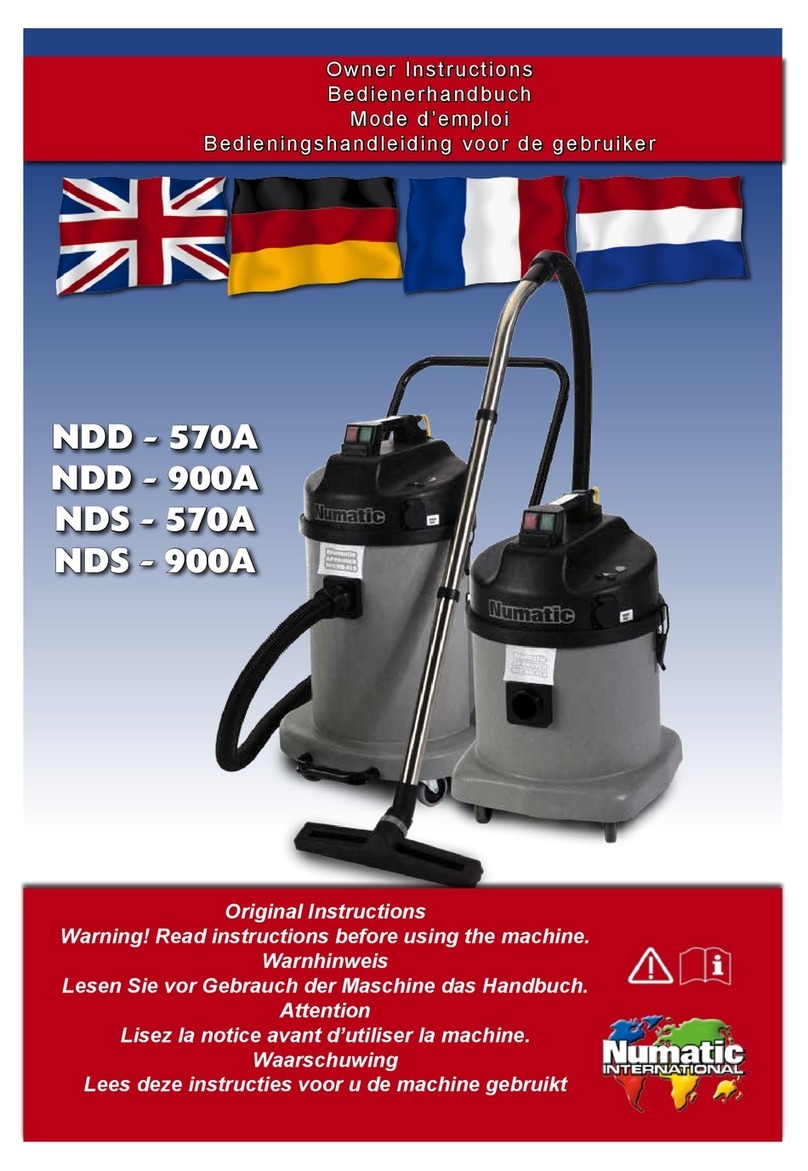 Numatic NDD - 570A Original instructions