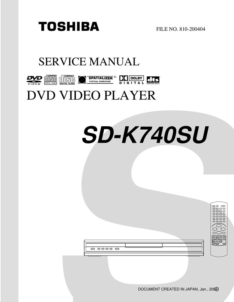 Toshiba SD-K740SU User manual Toshiba SD-K740SU User manual
