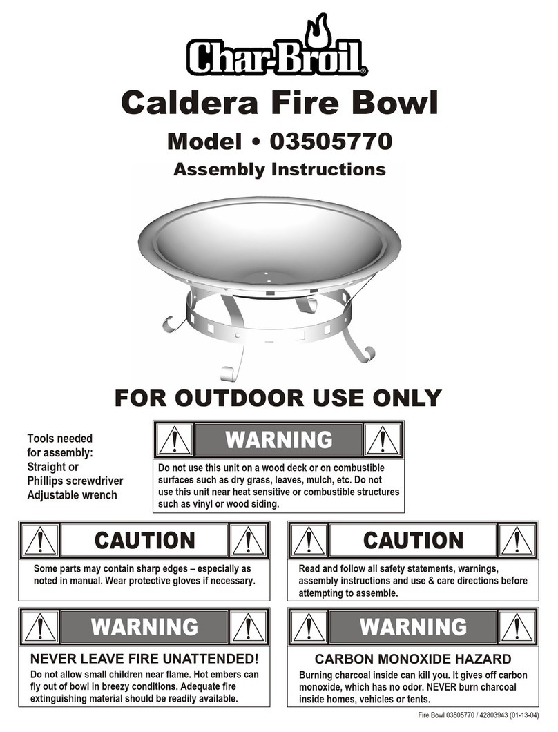 Char-Broil 03505770 Assembly instructions