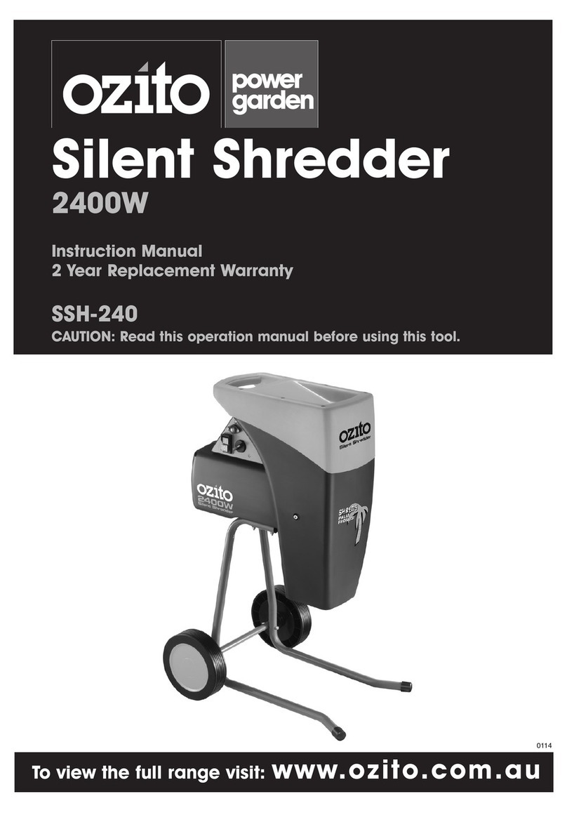Ozito Power Garden SSH-240 instruction manual