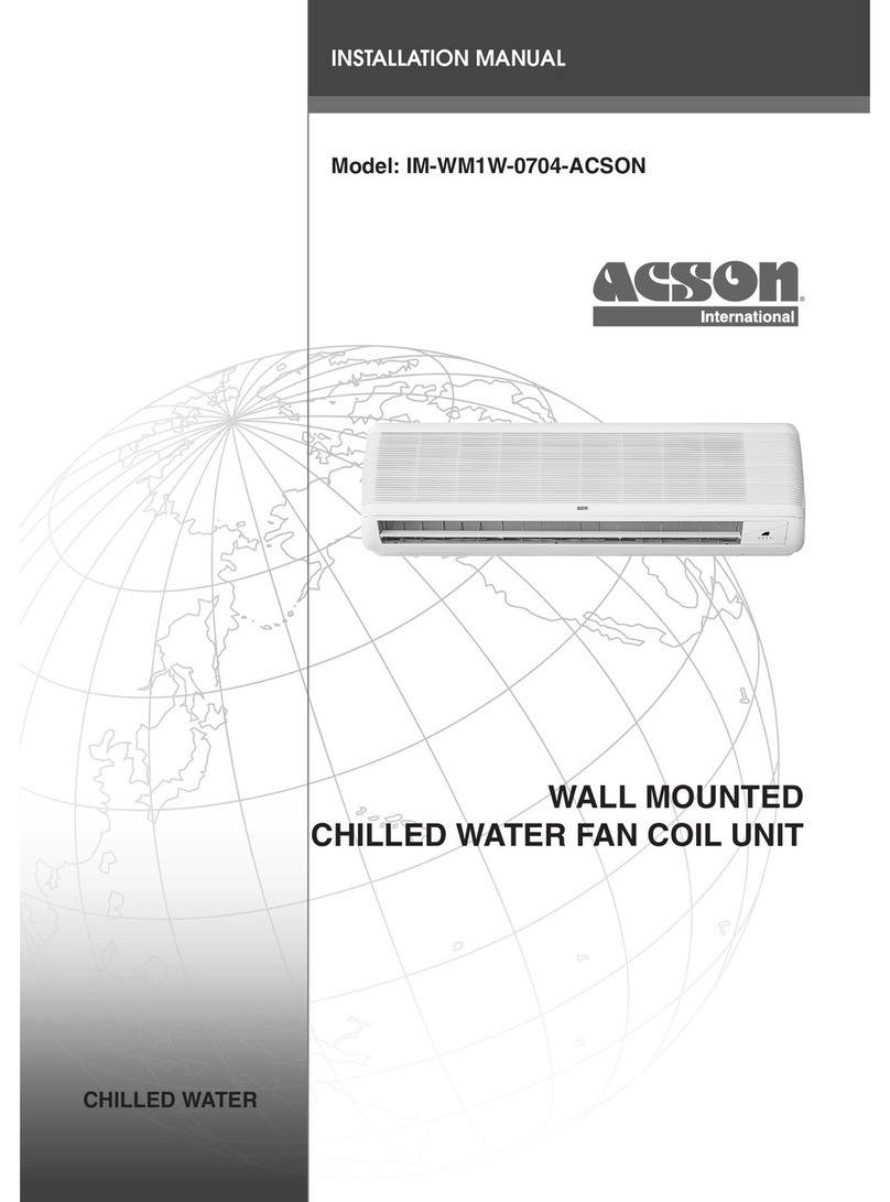 Acson IM-WM1W-0704-ACSON User manual