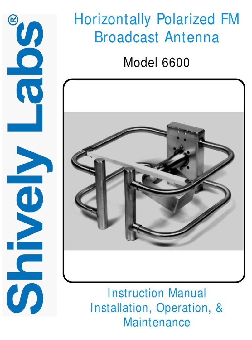 Shively Labs 6600 instruction manual