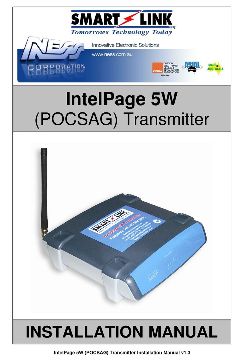 Smartlink IntelPage 5W installation manual
