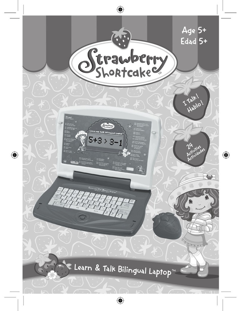 strawberry Learn and Talk Bilingual Laptop Instruction manaul strawberry Learn and Talk Bilingual Laptop Instruction manaul