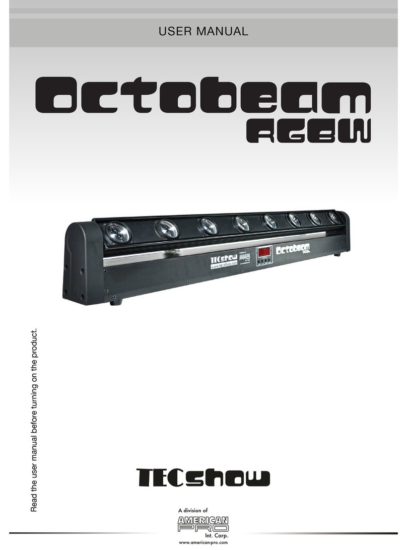 TECshow Octobeam RGBW user manual