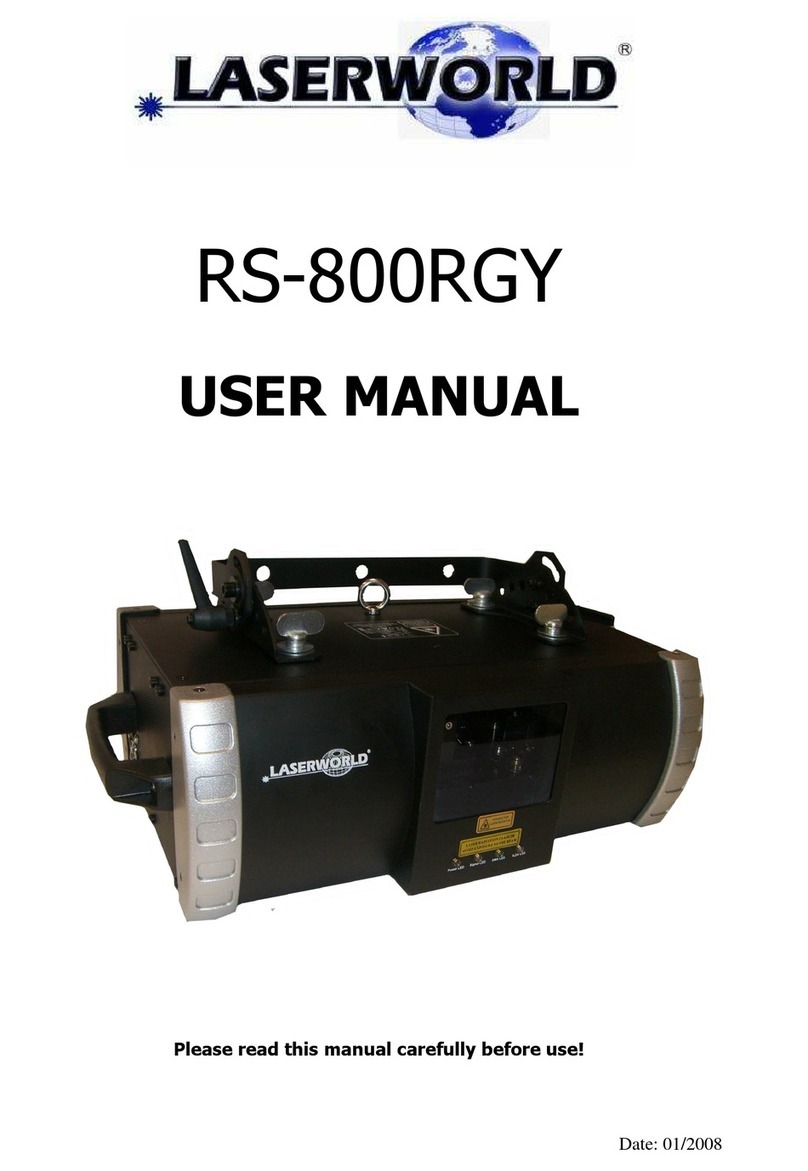 Laserworld RS-800RGY user manual