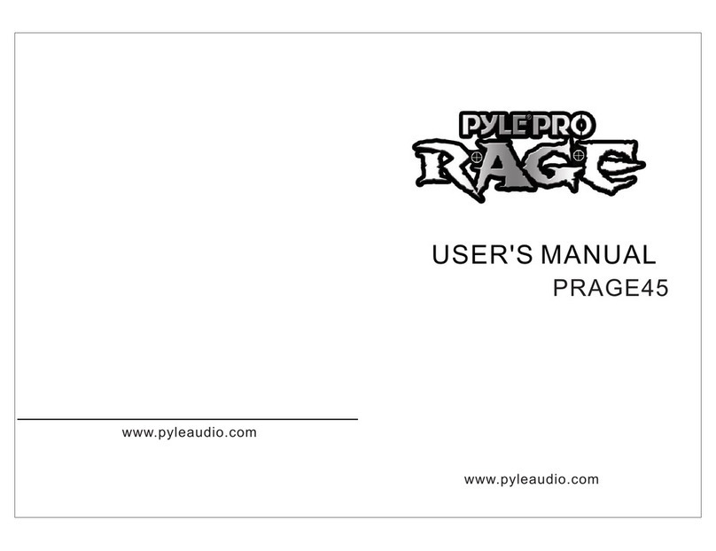 Pyle Pro PRAGE45 user manual