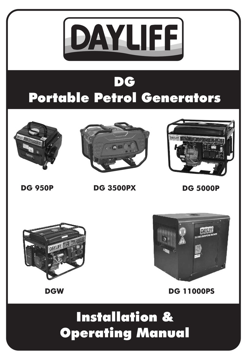 DAYLIFF DG 950P Installation instructions