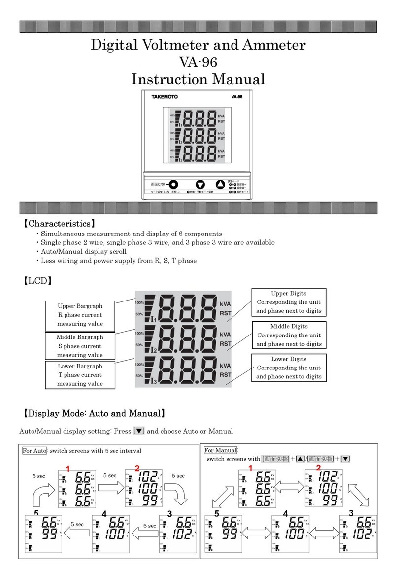 Takemoto VA-96 instruction manual