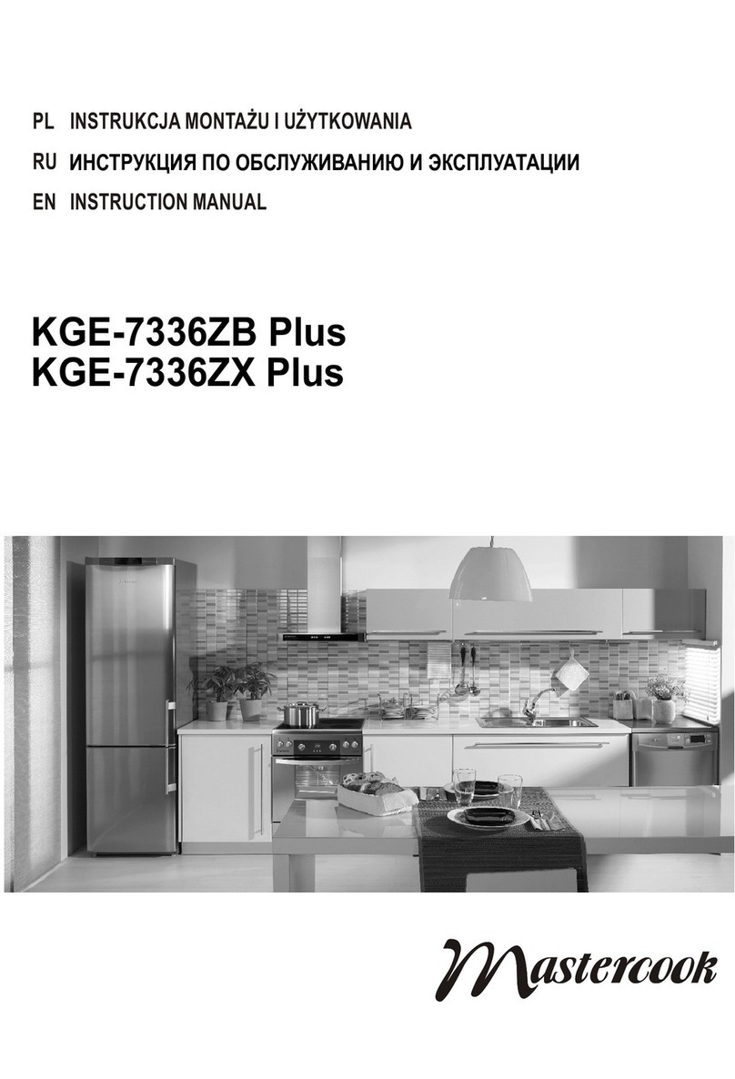 Master cook KGE-7336ZB Plus instruction manual Master cook KGE-7336ZB Plus instruction manual