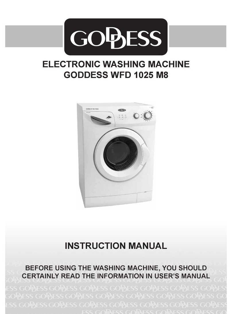 Goddess WFD 1025 M8 User manual