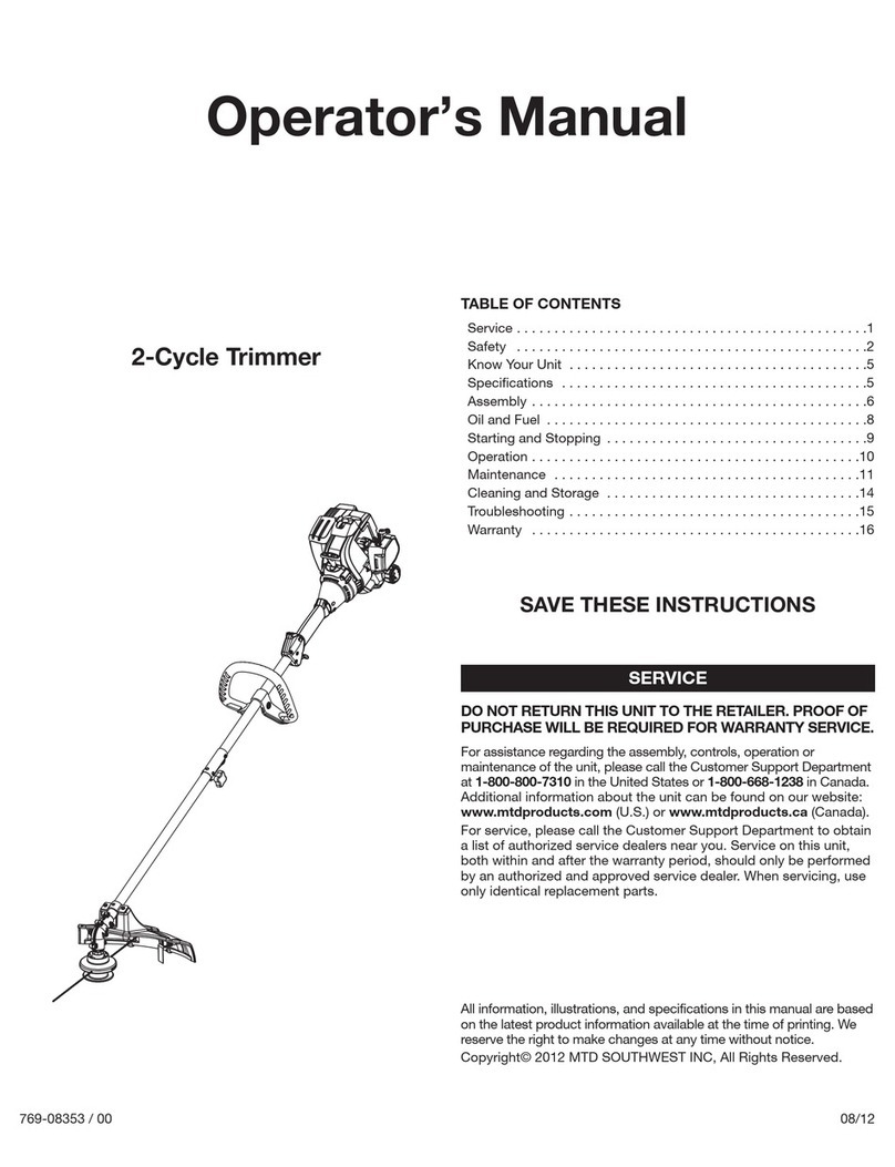 Murray MS2560 User manual