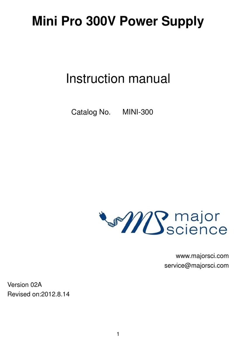 Major Science mini pro instruction manual