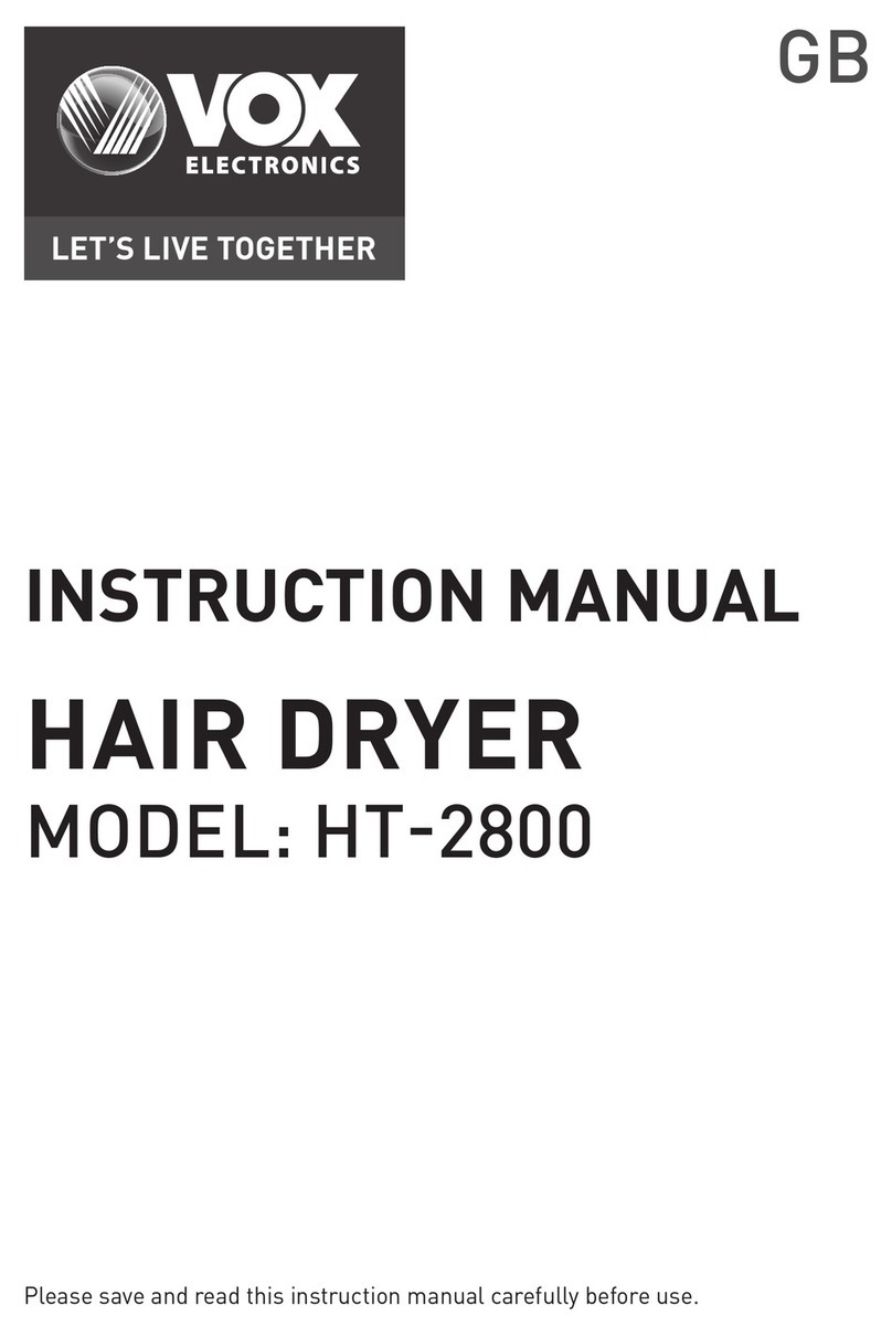 Vox HT-2800 instruction manual